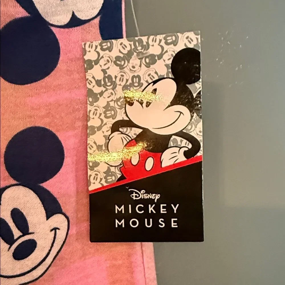 Pink Mickey Mouse Print pajama pants - Picture 3 of 4